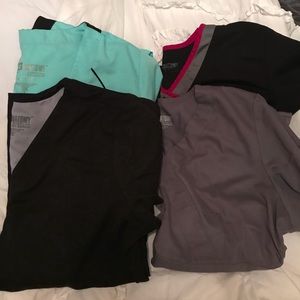4 Large greys anatomy scrub tops